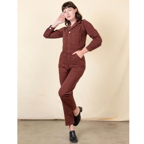 Big Bud Press Pants & Jumpsuits New Big Bud Press Everyday Jumpsuit In Fudgesicle Brown